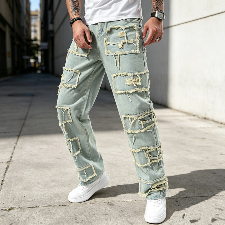 Men's Fashionable and Casual Jeans Mune Fashion