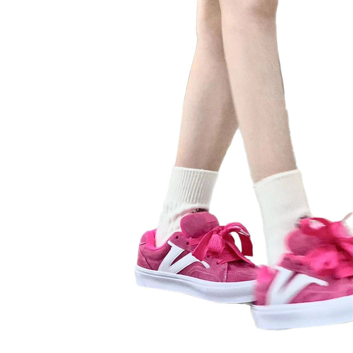 Women Sneakers with decorative bows and comfortable sole Mune Fashion
