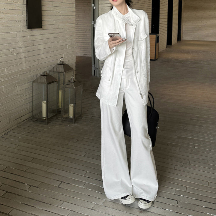 Women Casual Transitional Jacket with Practical Pockets Mune Fashion