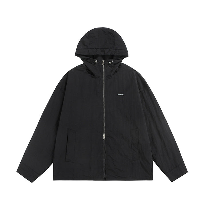 Unisex Ultralight Packable Hooded Jacket in Boxy Relax Fit with Two-Way Metal Zipper Mune Fashion