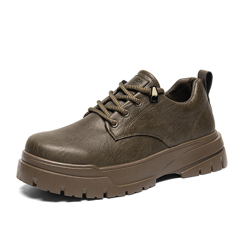 Men's Urban Platform Derby with Padded Shaft and Grippy Off-Road Sole Mune Fashion