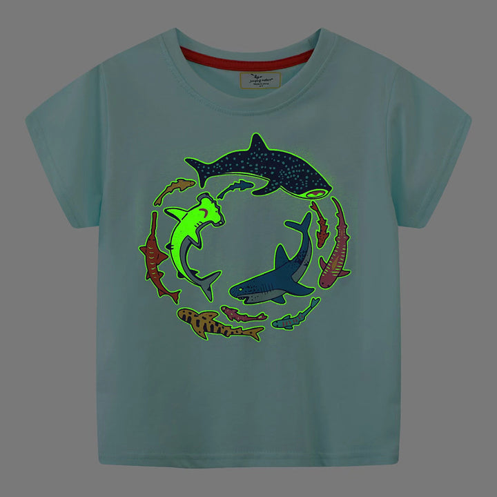 Children's T-Shirt with maritime shark designs Mune Fashion