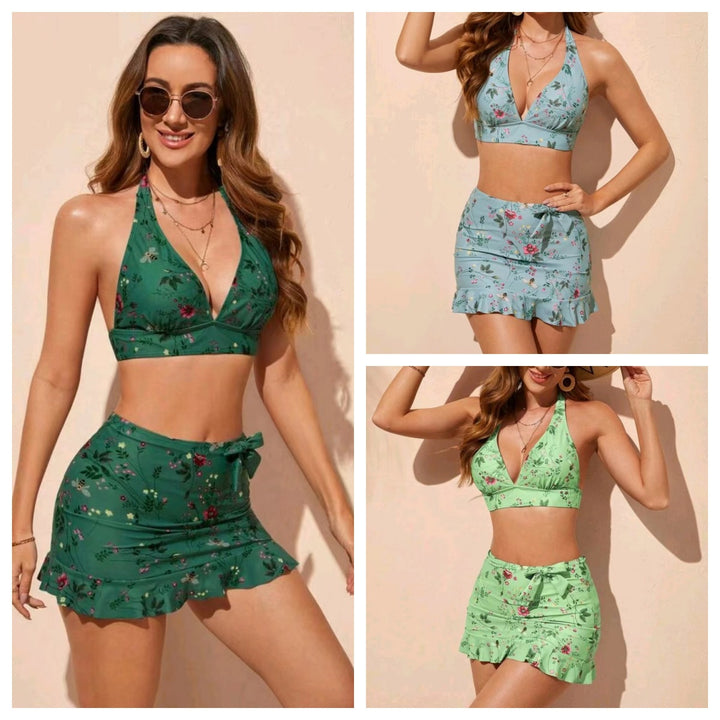 Women's bikini set with stylish skirt Mune Fashion