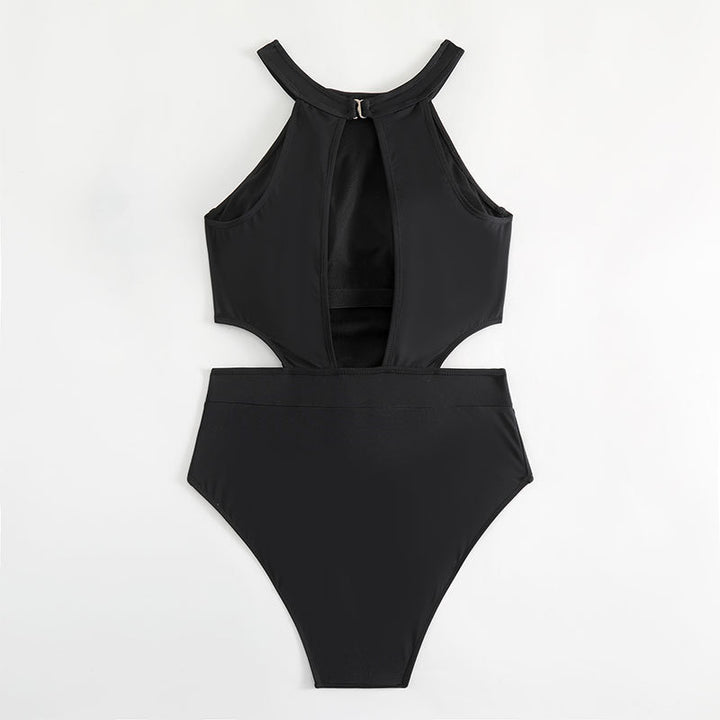 Ladies One-Piece Swimsuit with Stylish Cut-Out Design Mune Fashion