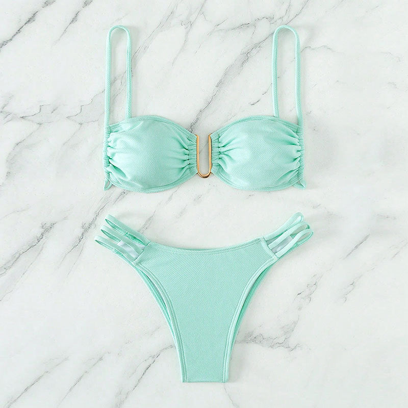 Ladies Push-Up Bikini with trendy Cut-Outs