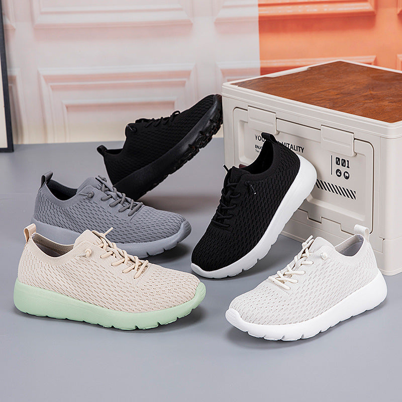 Unisex nan lightweight knitted slip-on with contoured comfort footbed and shock-absorbing wave sole Mune Fashion