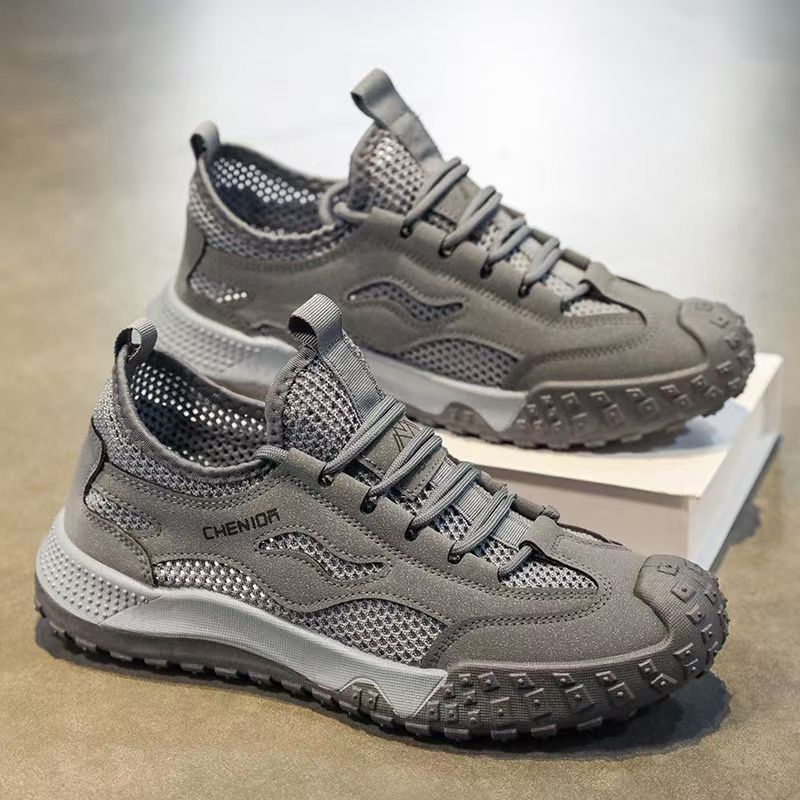 Women's Sporty Trail Sneakers with Non-Slip Sole and Breathable Mesh Construction Mune Fashion