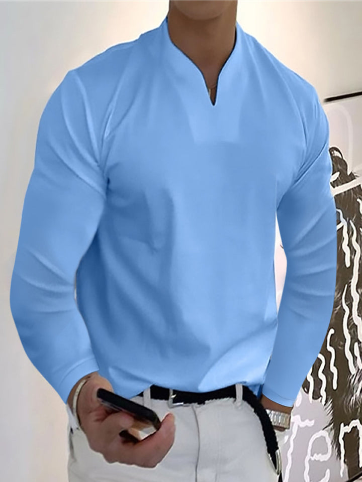 Men's Casual Long Sleeve Shirt Mune Fashion