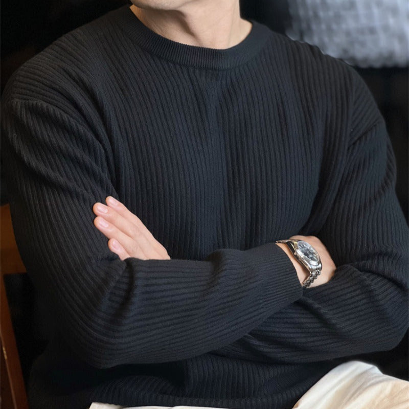 Men's Moderate Ribbed Sweater Mune Fashion