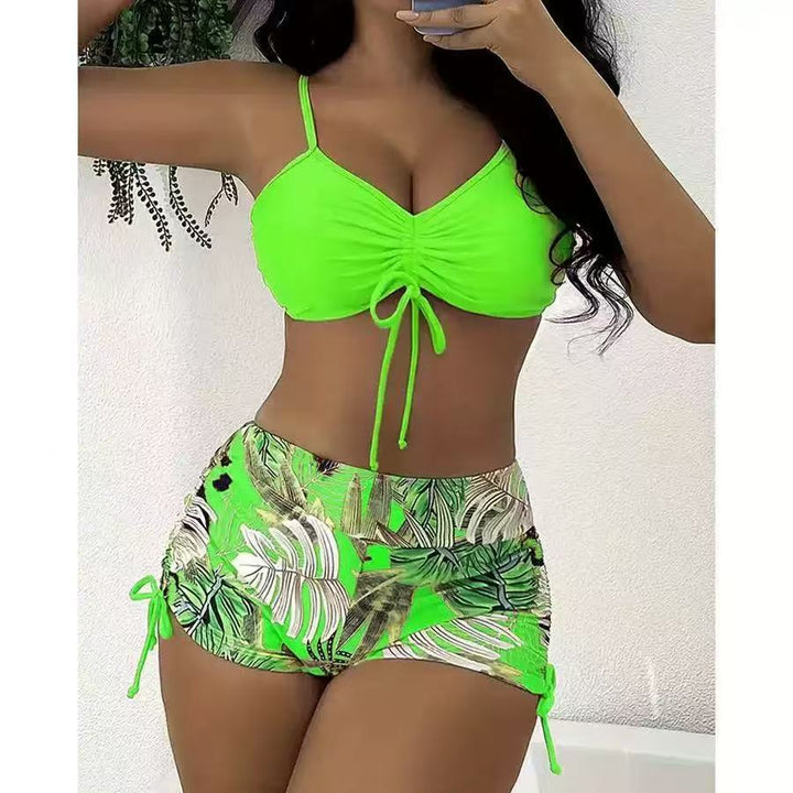 Women’s bikini set with adjustable top and high waist Mune Fashion