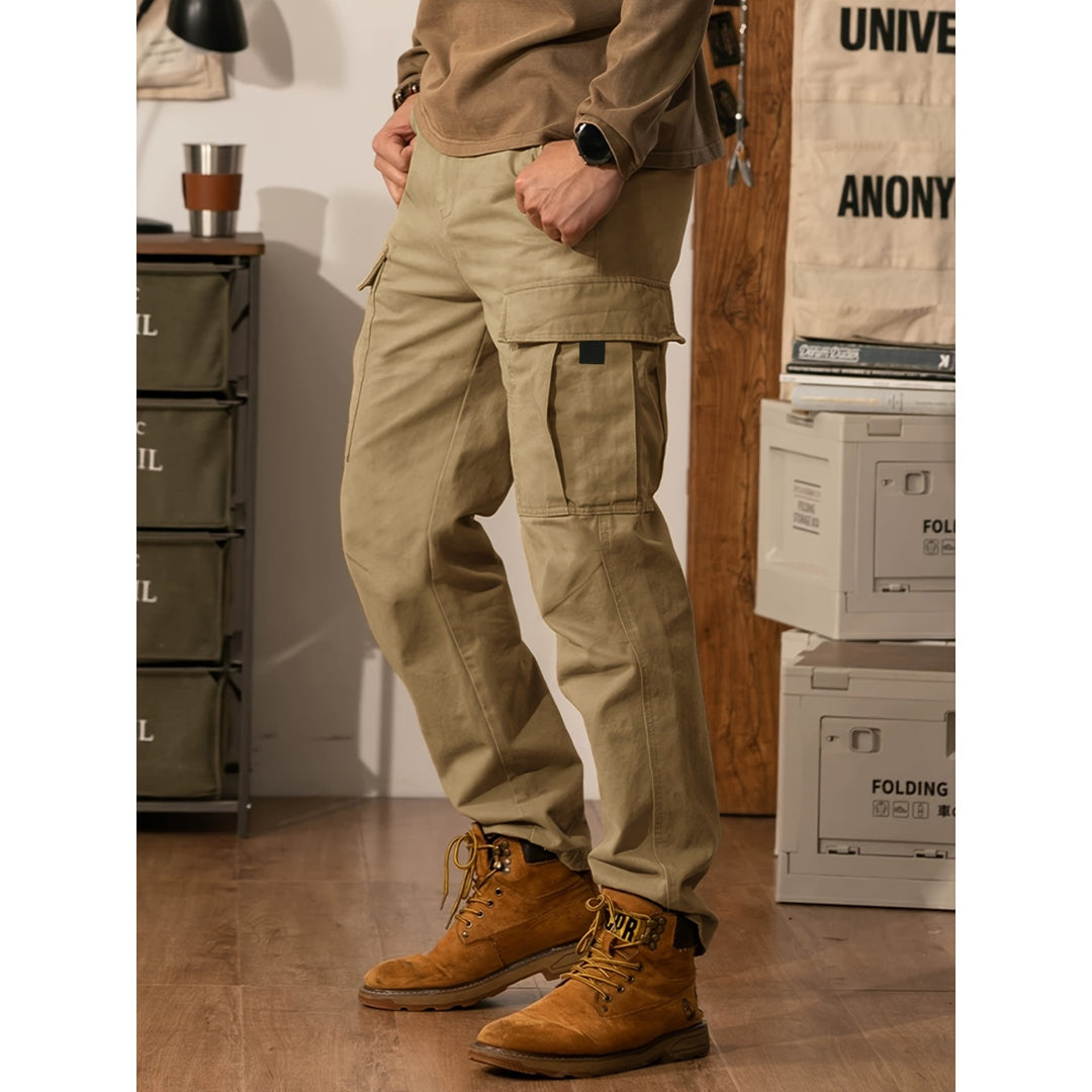 Men's Robust Cargo Pants with Practical Pockets Mune Fashion
