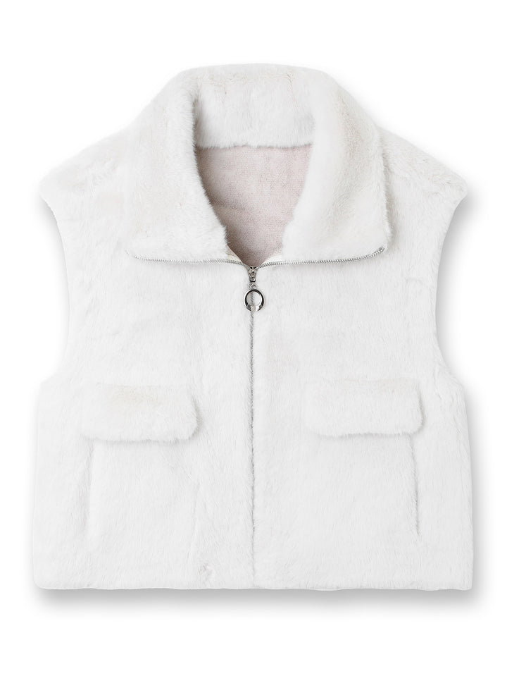 Women's Cozy Faux Fur Vest Mune Fashion