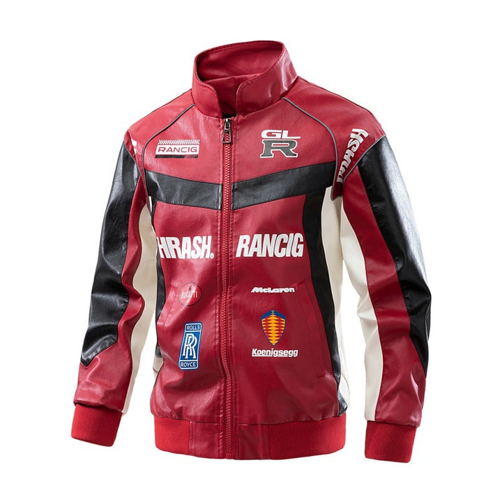 Men's racing jacket in sporty design