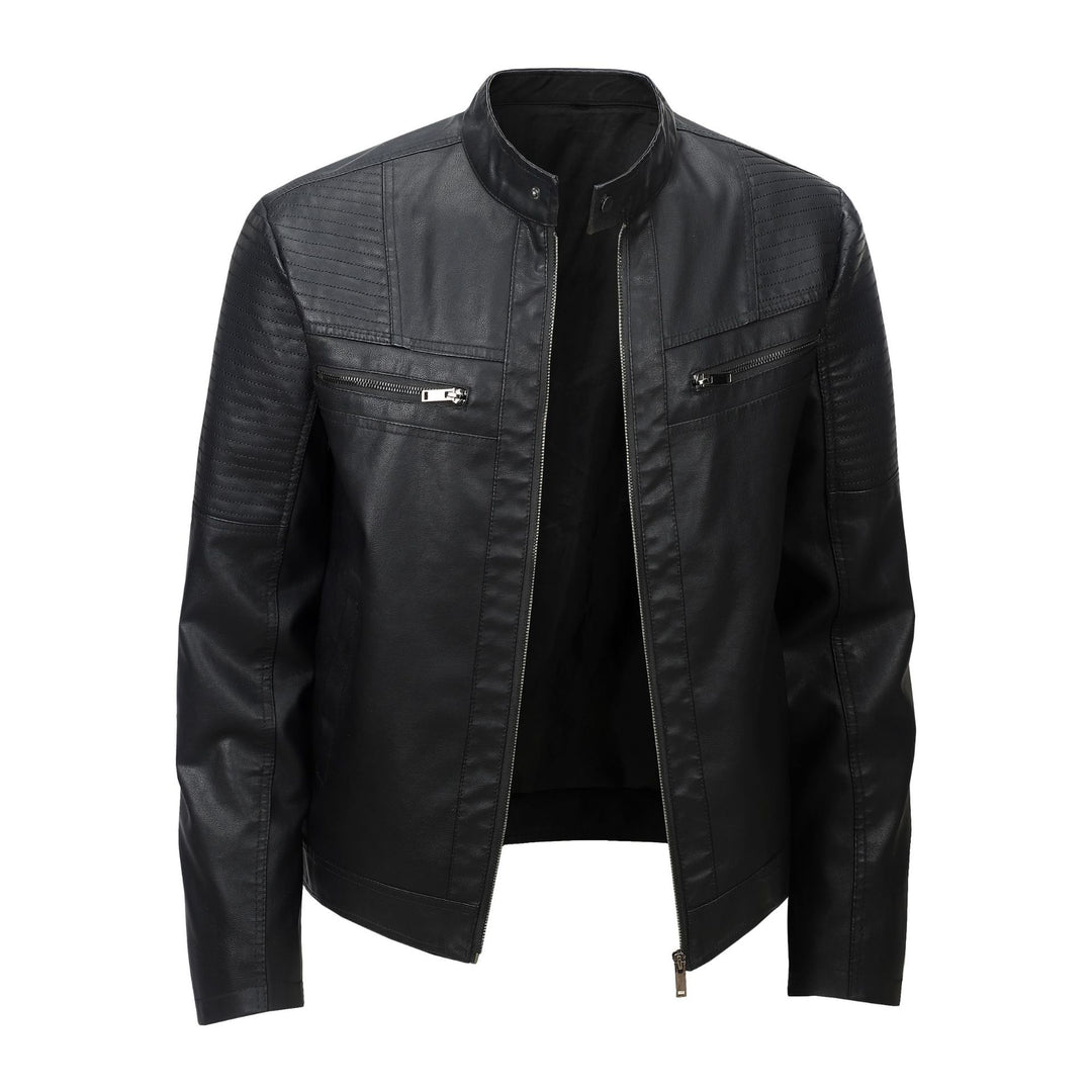 Men's fashionable and high-quality leather jacket Mune Fashion