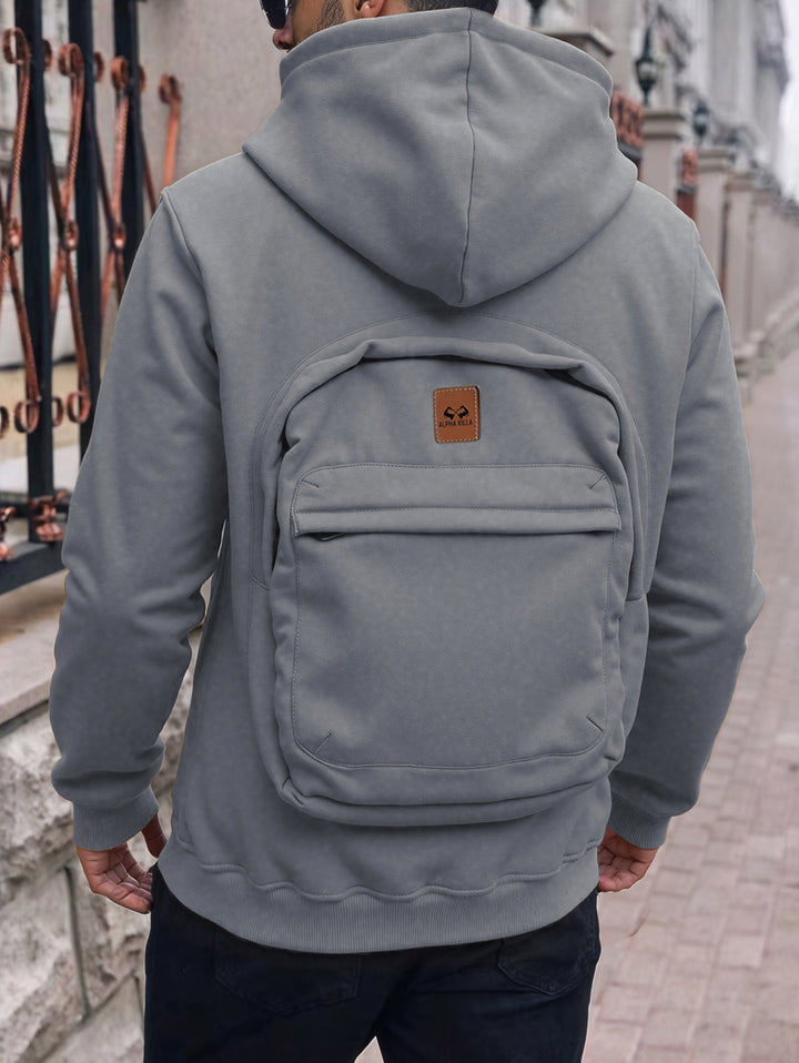 Men's Fashion Hooded Jacket with Practical Pockets Mune Fashion