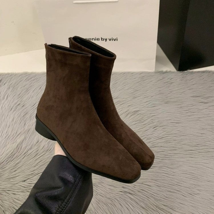 Women Elegant Ankle Boots made of Synthetic Leather Mune Fashion