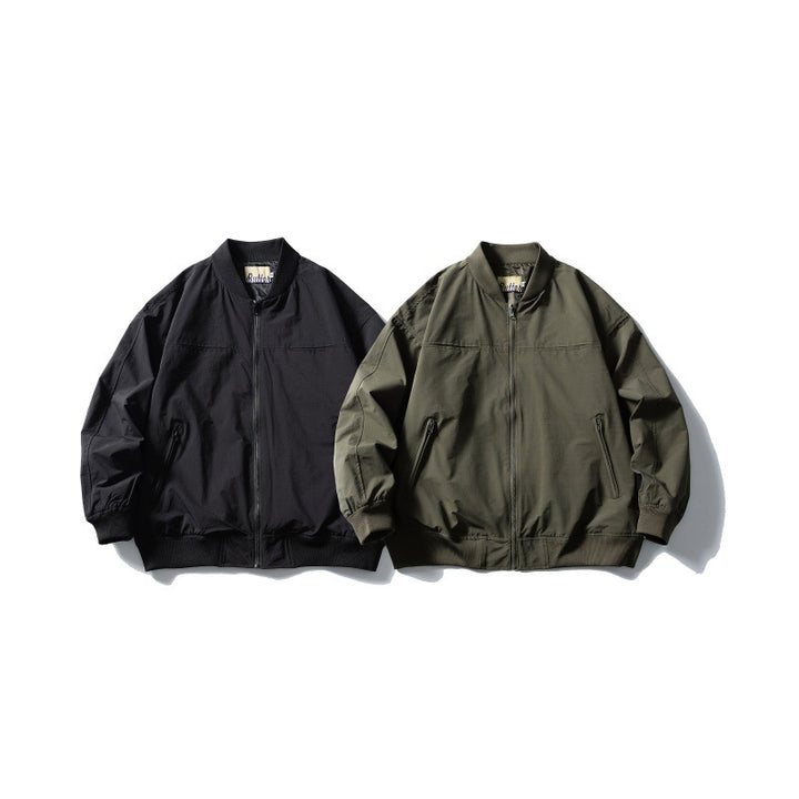 Men's transitional blouson in oversized cut with ribbed hem and angled zip pockets Mune Fashion