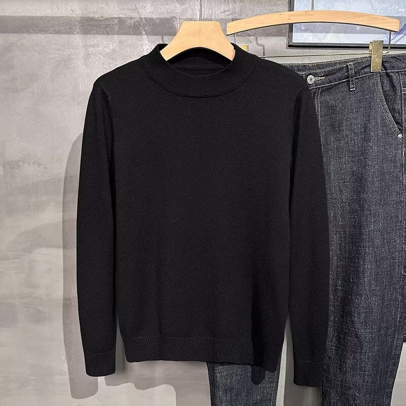 Men Elegant Turtleneck Sweater Mune Fashion