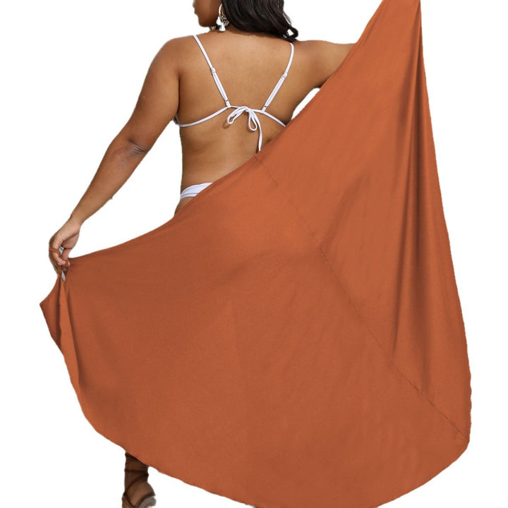 Women's Maxi Dress with Trendy Wrap Design Mune Fashion