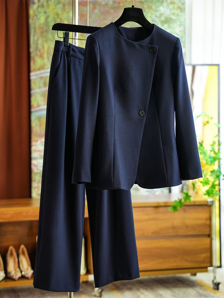 Women Elegant Business Suit Set with Loose Fit Mune Fashion