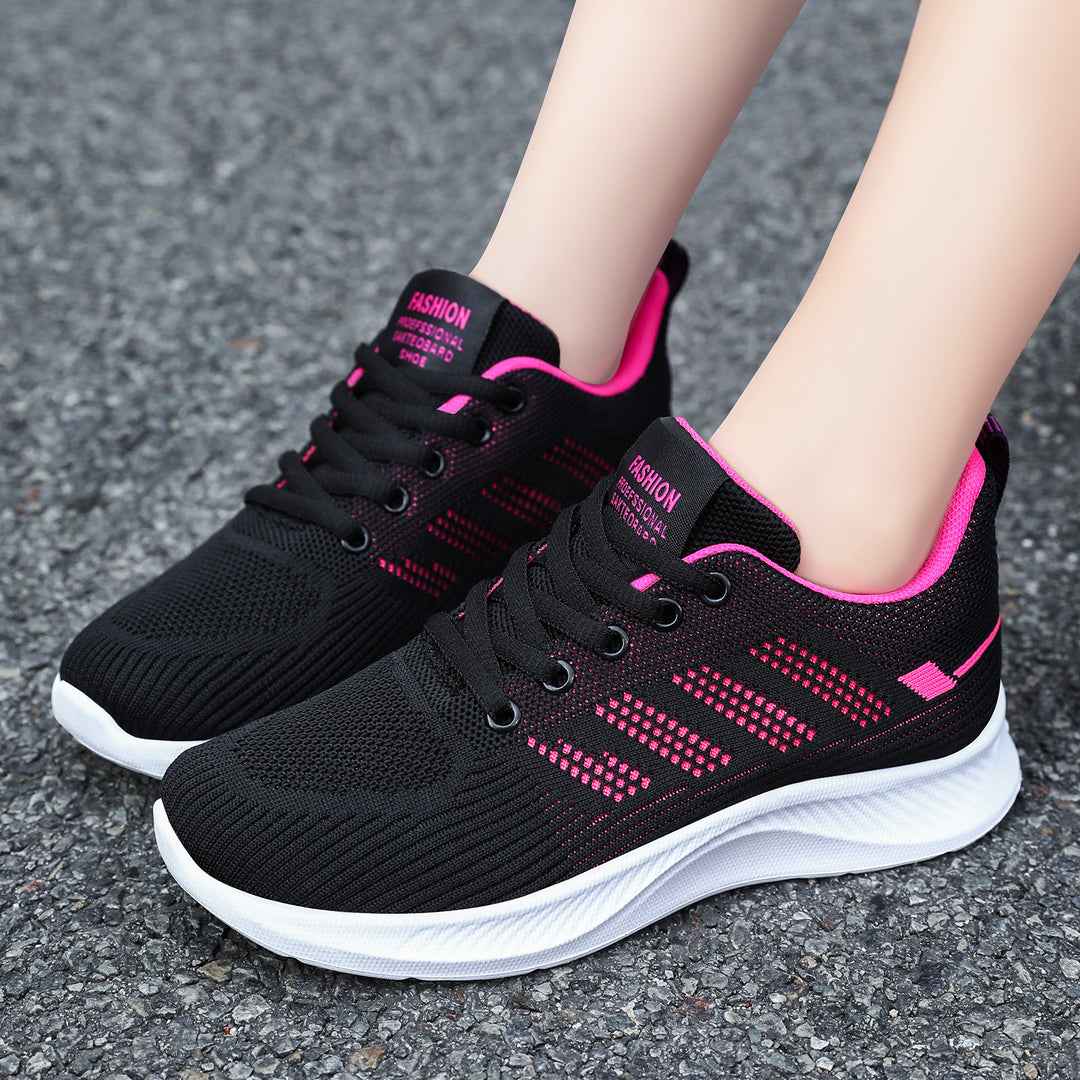 Unisex nan breathable knit sneakers with lightweight memory insole Mune Fashion