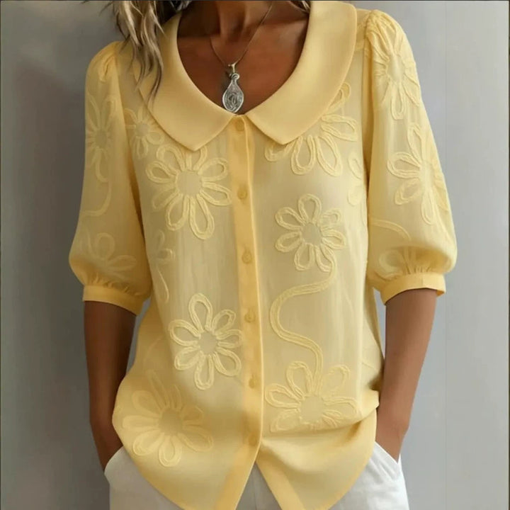 Women's blouse with floral pattern Mune Fashion