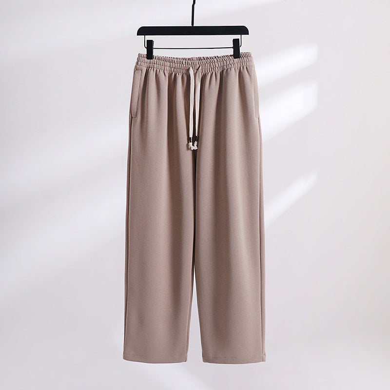 Unisex Padded Fleece Jogging Pants with Elastic Waistband Drawstring and Slim Ankle Cuff Mune Fashion