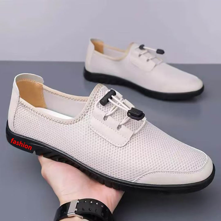 Men's Breathable Sneakers with Elastic Lacing System Mune Fashion