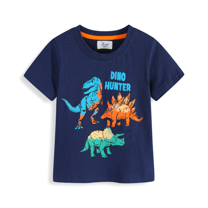 Boys T-Shirt with Creative Dinosaur Design Mune Fashion