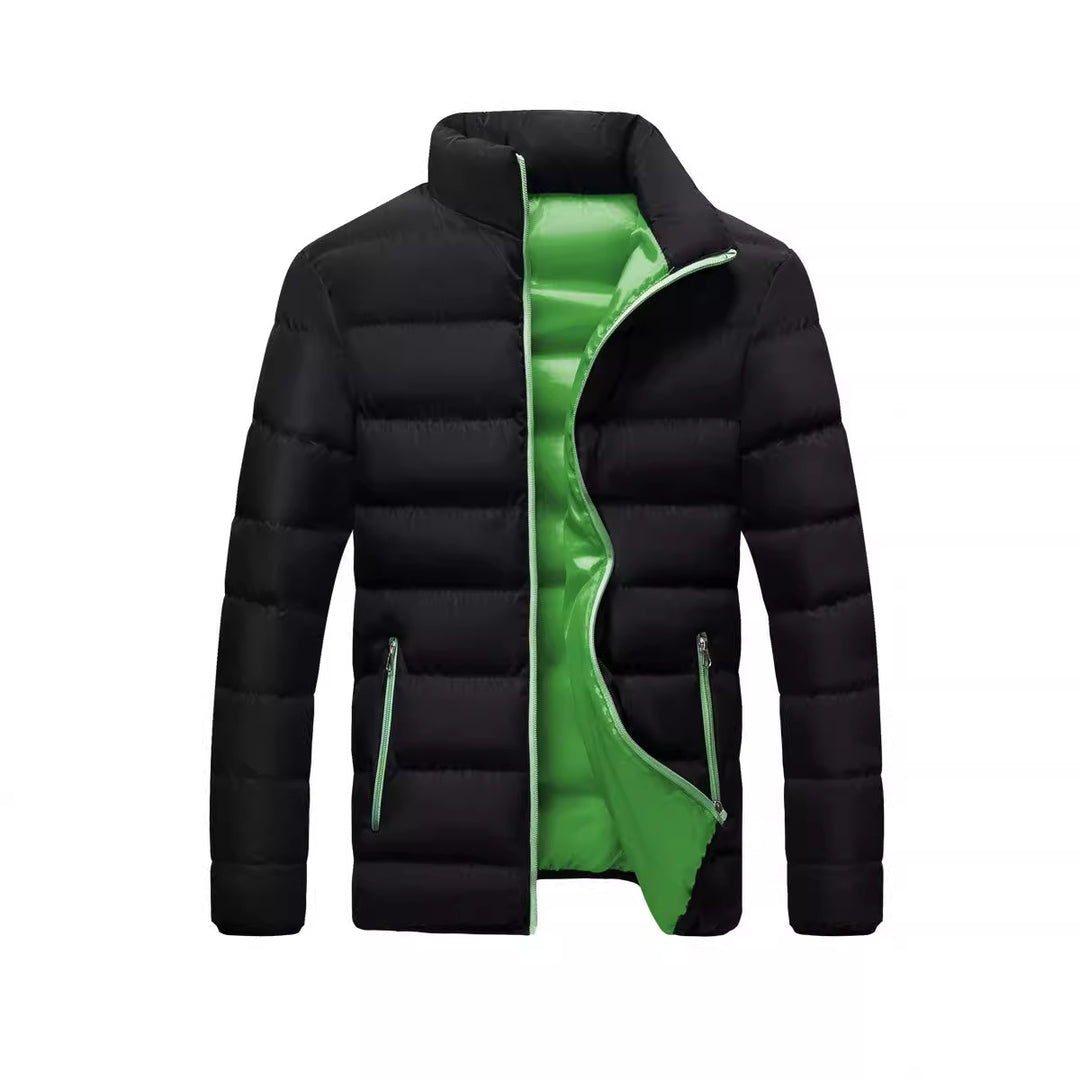 Men's lightweight quilted thermo quilted jacket with contrasting inner lining Mune Fashion