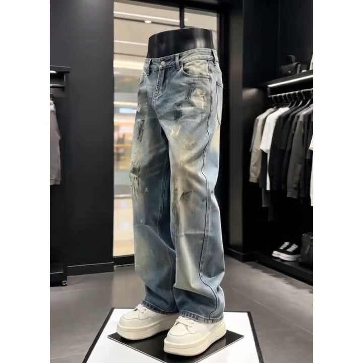 Men's Casual Vintage Jeans Mune Fashion