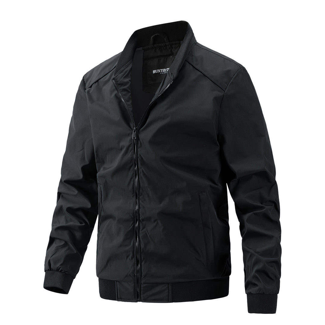 Men's casual bomber jacket with high collar Mune Fashion
