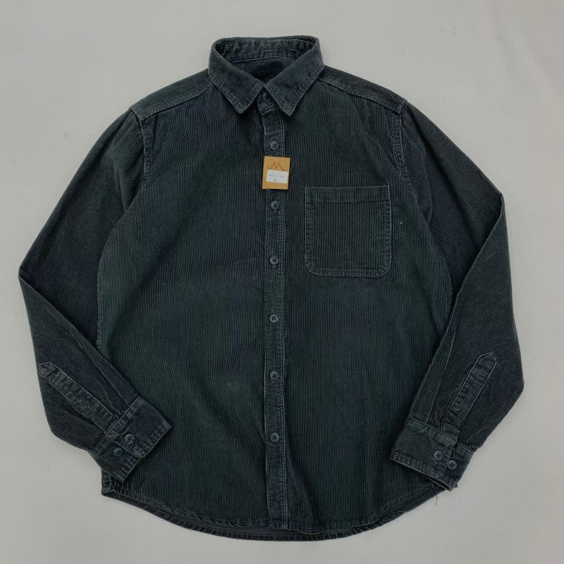 Men's Casual Cord Shirt Jacket Mune Fashion