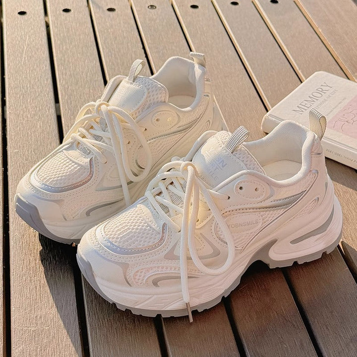 Women Sports Sneakers with breathable upper material and cushioning sole Mune Fashion