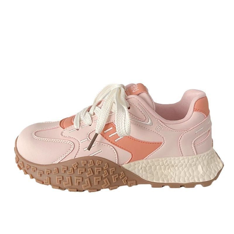 Women's Platform Chunky Sneaker with Reflective Mesh Inserts, Padded Comfort Collar, and Shock-Absorbing Sole Mune Fashion