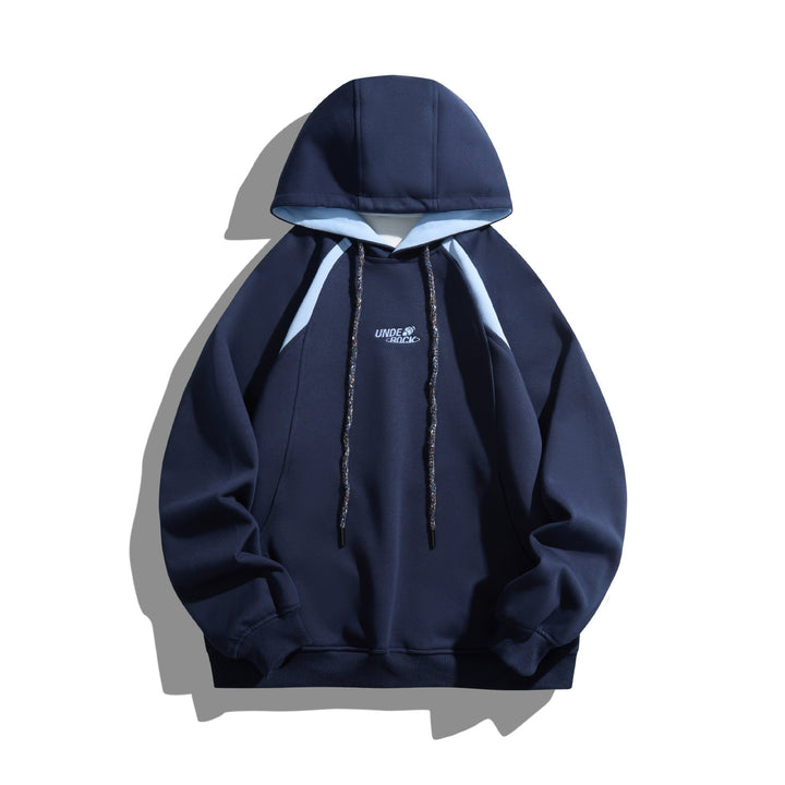 Unisex oversized hoodie in sweat style with contrast-lined hood Mune Fashion