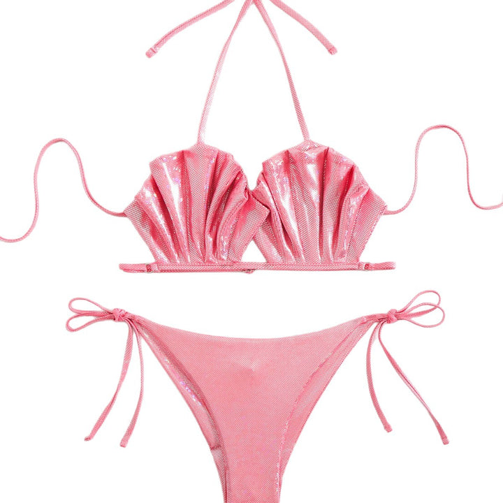 Damen modisches Bikini-Set mit voluminösem Rüschendesign Echo Archiv