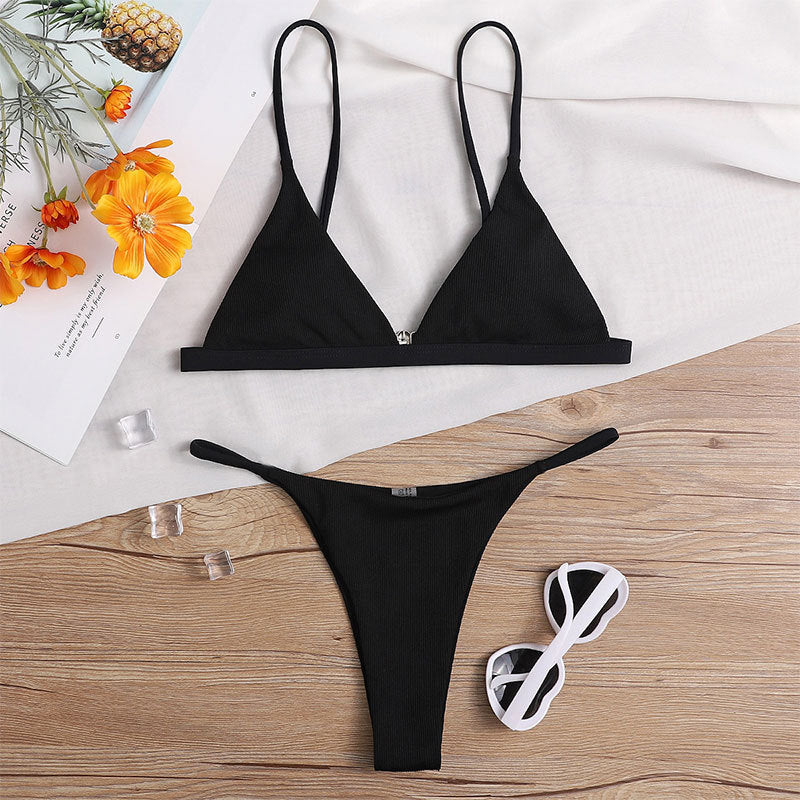 Women's Triangle Bikini Top with Adjustable Straps Mune Fashion