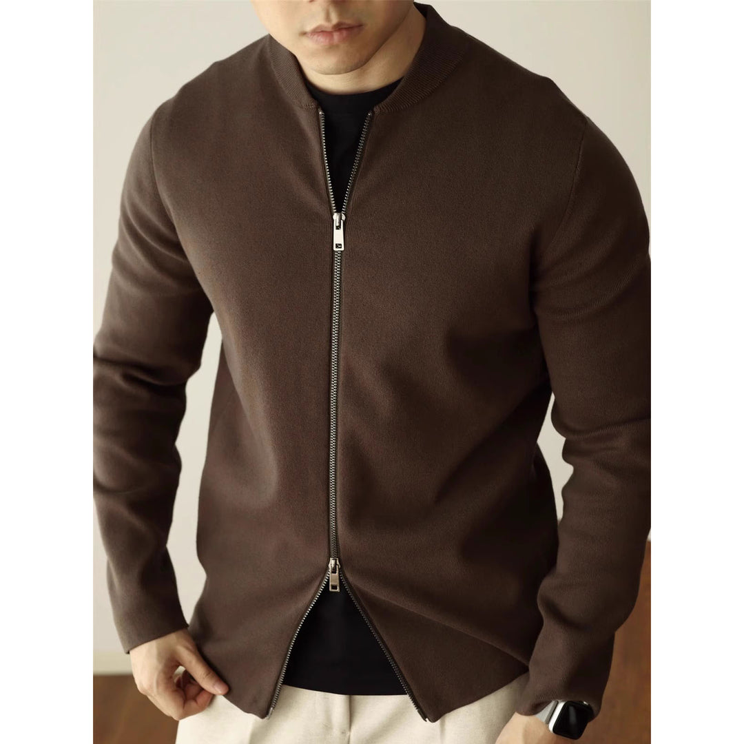 Men's Elegant Cardigan with Full Zip Mune Fashion