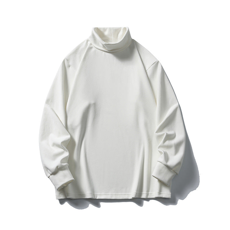 Unisex Oversize-Half-Roll Neck Sweater made of fine Jersey with raglan sleeves and ribbed cuffs Mune Fashion