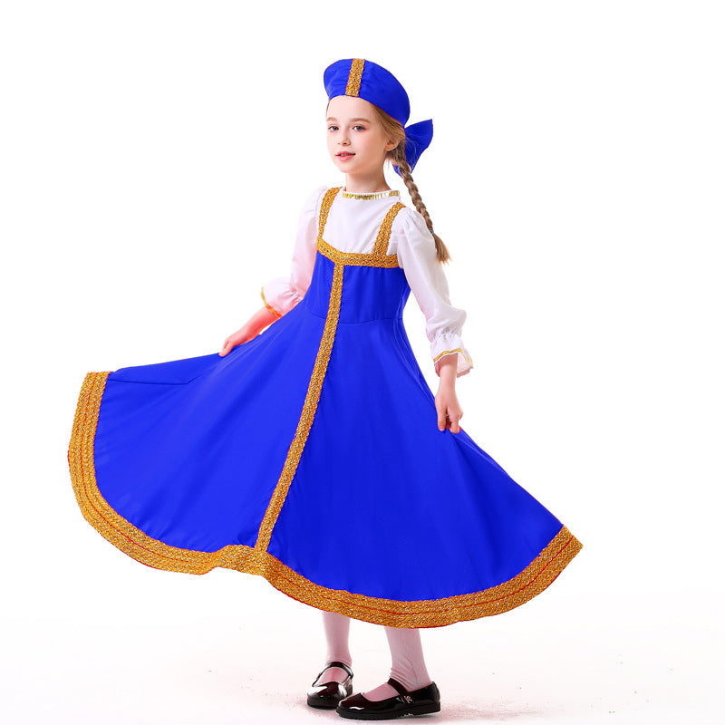 Girl Traditional Party Dress Mune Fashion