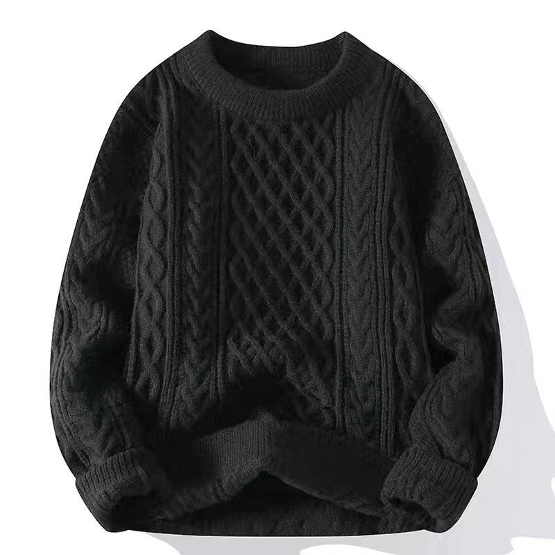 Women's chunky knit sweater with cable pattern Mune Fashion 1787964300