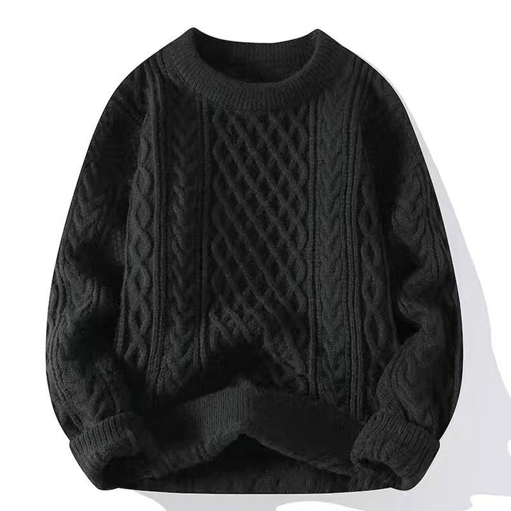 Women's chunky knit sweater with cable pattern Mune Fashion 1787964300