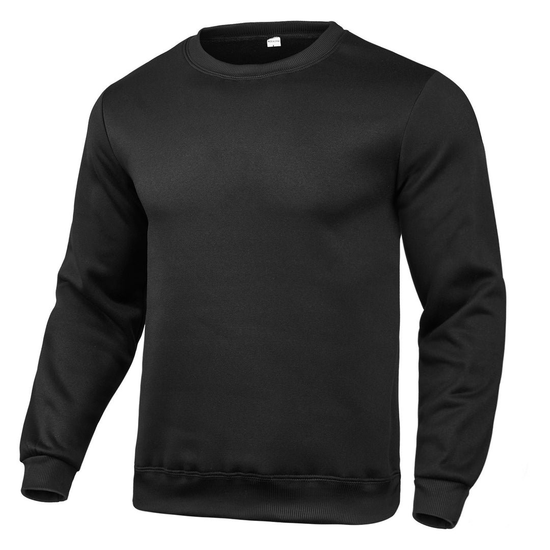 Men's nan classic round neck sweatshirt with soft fleece inner lining, ribbed hem, and reinforced seams Mune Fashion