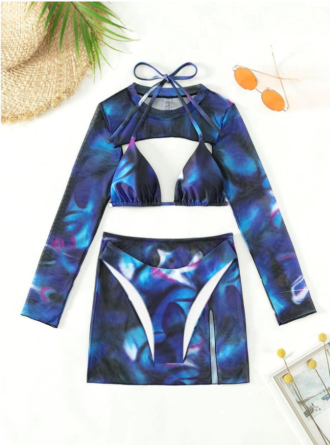 Women's bikini set with long sleeve top Mune Fashion