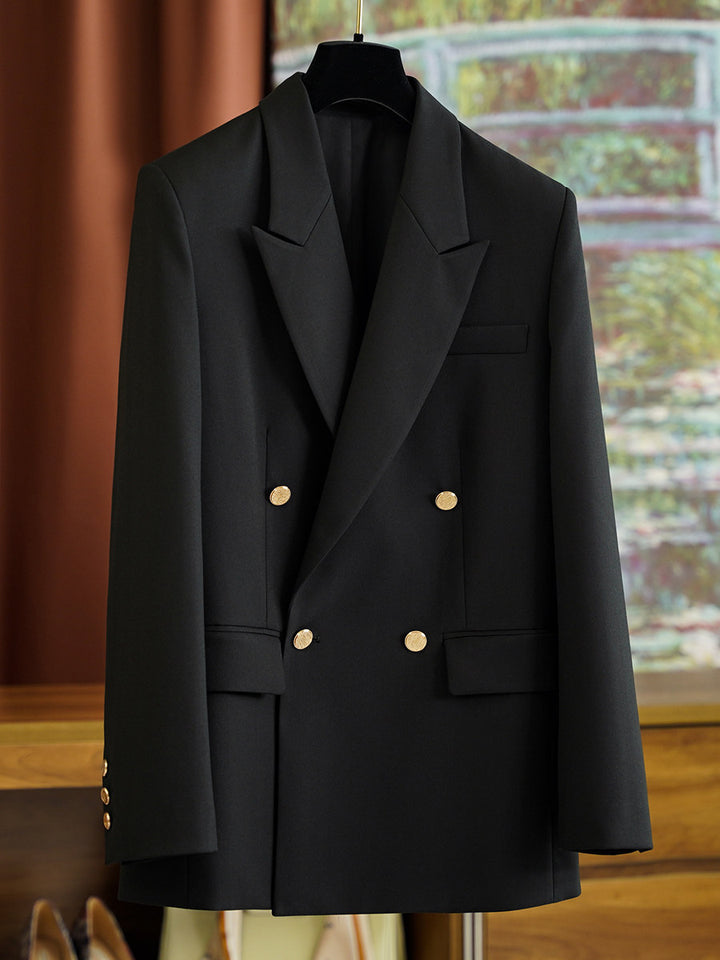 Women Elegant Double-breasted Blazer Mune Fashion 1789269052