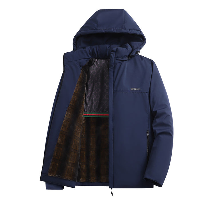 Men's Technical Winter Jacket with Faux Fur Lining Mune Fashion
