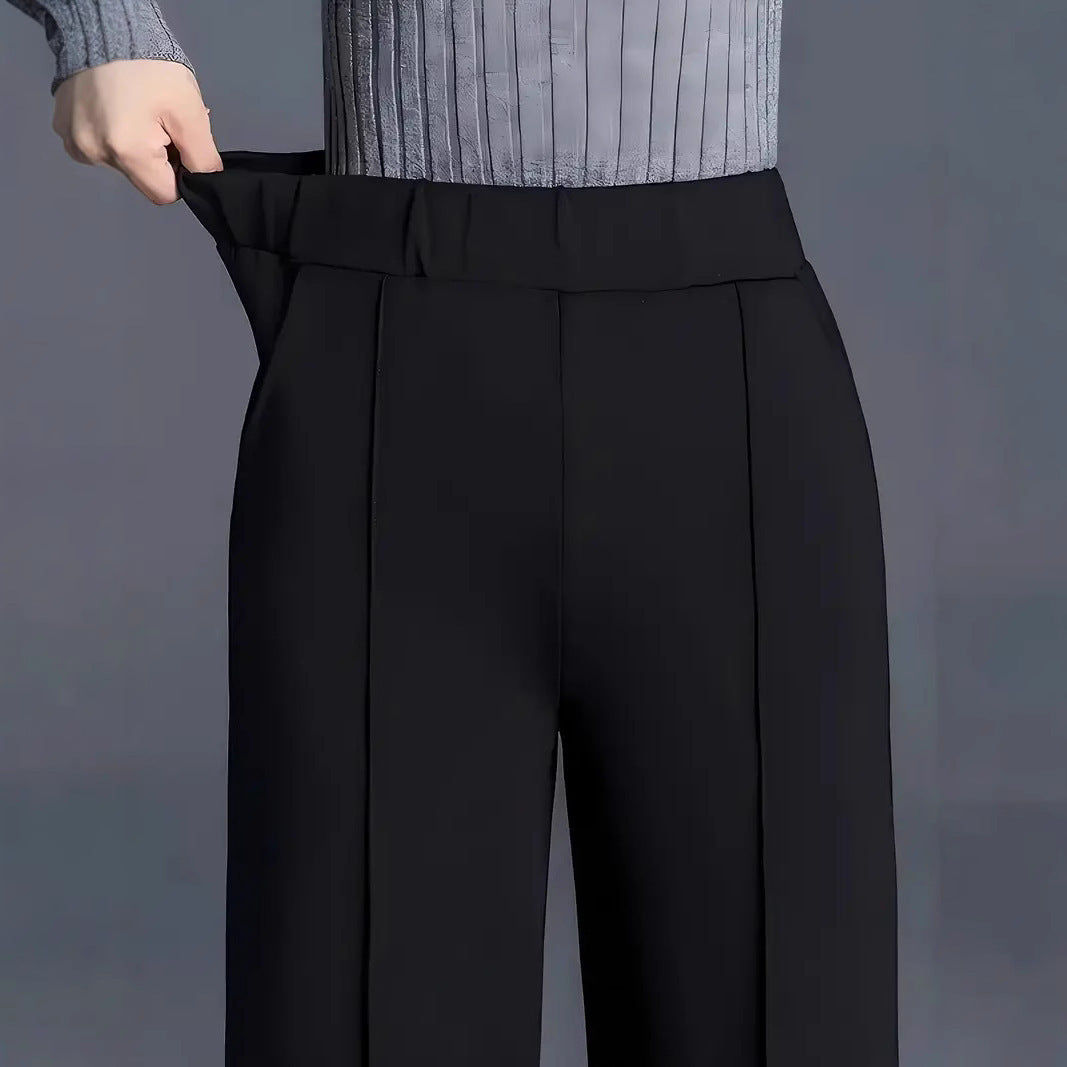 Ladies Elegant High-Waisted Dress Pants Mune Fashion