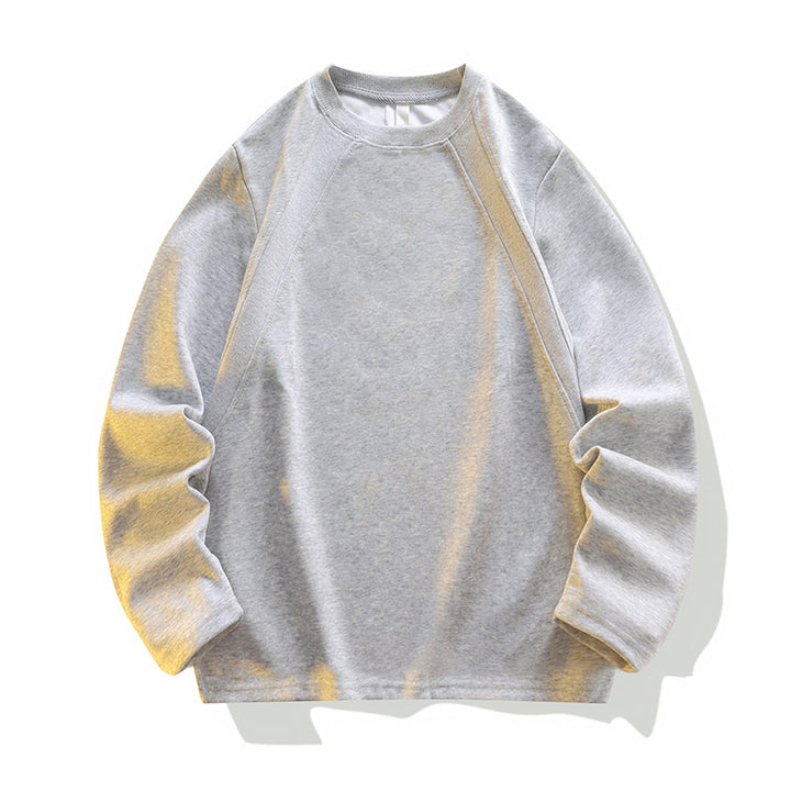 Unisex Oversize Raglan Sweatshirt made of soft cotton blend with ribbed round neckline Mune Fashion