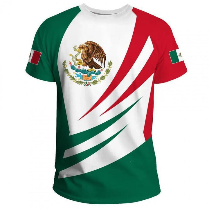 Unisex nan customizable fan jersey with back print, breathable functional fabric and Mexico crest Mune Fashion